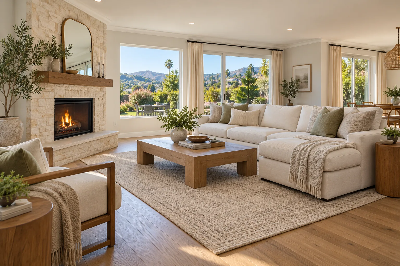 Bright and welcoming living room